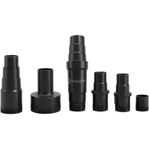 Universal Vacuum Hose Adapter Kit Reducer Attachment Set Converter from 1 1/2 inch to 1 1/4 inch from 1 3/8 inch to 1 1/4 inch Dust Hose Port Adapter ; 2-1/4 Inch to 1-1/4 Inch to 1-3/8''