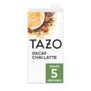 TAZO Decaf Chai Latte, Black Tea Concentrate, Easy-to-Serve Chai Tea for Everyday Lattes, Hot or Iced Tea and Mocktails, 32 oz Tea Mix Carton 2 Pack, Best By: APR 18 2027