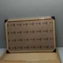 16x24 Frame Natural Woodgrain, 24x16 Picture Frame Beige, Rustic 40x60cm Poster Frame, Large 16 by 24 Gallery Family Concert Portrait Photo Frame Anniversary/Birthday/Wedding/Thank you/Christmas Gift