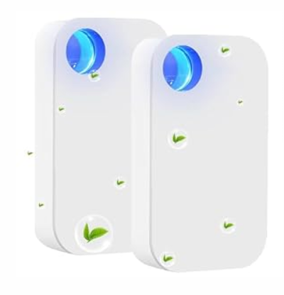 KLVEU Ion Air purifiers Plug in Air Ionizers for Home Portable and Quiet Ionic Air Purifiers for Bedroom Office Kitchen and Pets(4)