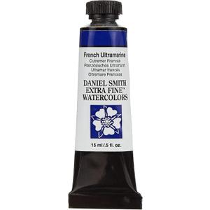Daniel Smith Extra Fine Watercolor 15ml Paint Tube, French Ultramarine (284600034), 0.5 Fl Oz (Pack of 1)