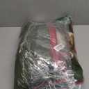 1 Set of 2 PCS Christmas Chair Covers, Cute Fuzzy Santa Claus Snowman Slipcover Xmas Chair Back Covers for Christmas Dinning Chair Covers Holiday Christmas Decoration