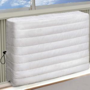 Indoor Air Conditioner Cover AC Cover for Inside Window Unit 25 x 17 x 3.5 inches(L x H x D),White