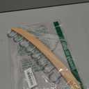 2 Pack Bra Hangers for Closet Organizer, Bra Organizer with 40 Stainless Steel Hooks, Wooden Tank Top Hanger, Closet Organizers and Storage for Bras Camis Belts Ties, Natural