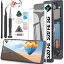 Screen for Samsung Galaxy S20 FE 2022/S20 FE 5G Screen Replacement for Samsung S20 FE SM-G781 G781B G781U G781F/DS G781W LCD Touch Display Digitizer Assembly with Tools (Black with Frame)