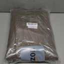 RYB HOME 100% Blackout Linen Textured Curtains 84 inches Long, Thermal Insulating Privacy Energy Saving for Bedroom Living Room Window Office Theater Dining Nursery, W 52 x L 84 in, Coffee, 2 Panels