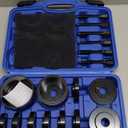 DAYUAN 19pcs Front Wheel Drive Bearing Removal Installation Service Tool Kit FWD Bearing Install Master Set Wheel Bearing Removal Kit (Blue)