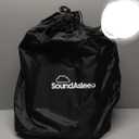 SoundAsleep Products Dream Series Luxury Air Mattress, ComfortCoil Technology, Built-in High Capacity Pump for Home, Camping- Double Height, Adjustable, Inflatable Blow Up, Portable - Twin Size (Black)