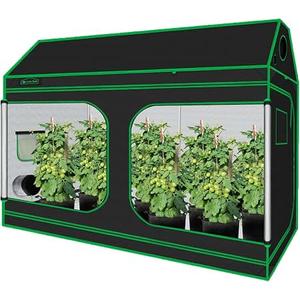 Green Hut 96"x48"x72" Roof Cube Grow Tent Plant Grow Tent