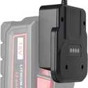18V/2A Replace Charger for Milwaukee M18 18V Battery,for 48-11-1820 48-11-1830 48-11-1835 48-11-1837 48-11-1840 48-11-1850 48-11-1860 48-11-1880 48-11-1890 48-11-1815 48-11-1828Black