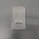 Caseative for iPhone 16 Case,Cute Curly Wave Frame Shape Shockproof Soft Phone Case (White)