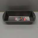 GoodCook Nonstick Loaf Pan Heavy-Duty Steel Bakeware with Easy-Clean Non-Stick Coating, Oven & Dishwasher Safe Pan for Meatloaf Breads Cakes Brownies Lasagnas Casseroles & More, 8 x 4-Inch, Gray