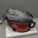 Crock-Pot 6-Quart Cook & Carry Oval Manual Portable Slow Cooker, Red - SCCPVL600-R