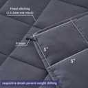yescool Weighted Blanket for Adults (20 lbs, 60 x 80, Grey) Cooling Heavy Blanket for Sleeping Perfect for 190-210 lbs, Queen Size Breathable Blanket with Premium Glass Bead, Machine Washable