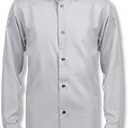 Calvin Klein boys Long Sleeve Sateen Dress Shirt, Button-down Style With Cuffs & Shirttail Hem 8