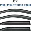 Window Visors Rain Guards Shield for 1992-1996 Toyota Camry, Out-Channel Window Vent Wind Deflectors Visors Shades for 92-96 Camry