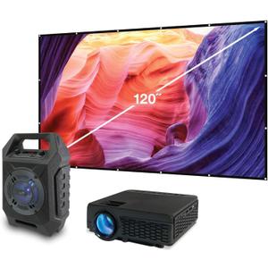 iLive THE2021BDL Pop-up Movie Theater Kit