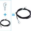 PATIKIL Cable Ball Stopper, Gym Machine Accessories for Cable Fitness Equipment Wire Rope Port Joint Replacement Parts for Gym Machine
