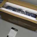 Sunvivi Slow Cooker, Triple Slow Cooker Buffet Server and Food Warmer, 3-Section 1.5-Quart Upgraded Oval Ceramic Pot with Stainless Steel Lid Rests, 3 Spoons, Total 4.5 QT (Black/Silver)