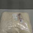 H.VERSAILTEX 3 Piece Stretch Sofa Covers for 2 Cushion Loveseat Couch Covers for Living Room Sofa Slipcovers (Base Cover Plus 2 Seat Cushion Covers) Thicker Jacquard Fabric(Medium Sofa, Natural)