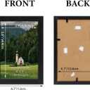 HORLIMER 4x6 Picture Frame Set of 12, Black Picture Frames Display 4 by 6 Photo for Wall or Tabletop