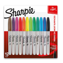 Sharpie 30075 Sharpie Permanent Markers Fine Point, Count of 11