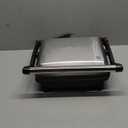 Chefman Panini Press Grill and Gourmet Sandwich Maker Non-Stick Coated Plates, Opens 180 Degrees to Fit Any Type or Size of Food, Stainless Steel Surface and Removable Drip Tray, 4 Slice, Black