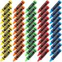 30 Pcs 2.5 Inch Crayon Erasers Bulk Fun Kawaii Cute Colorful Erasers for Birthday Gifts Party Favor Prize Supplies
