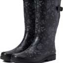 Western Chief Women Wide Calf Rain Boot, Feminine Floral, 9 W US