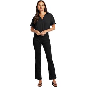 NYDJ womens Barbara Boot-cut jeans, New Black, 16 US