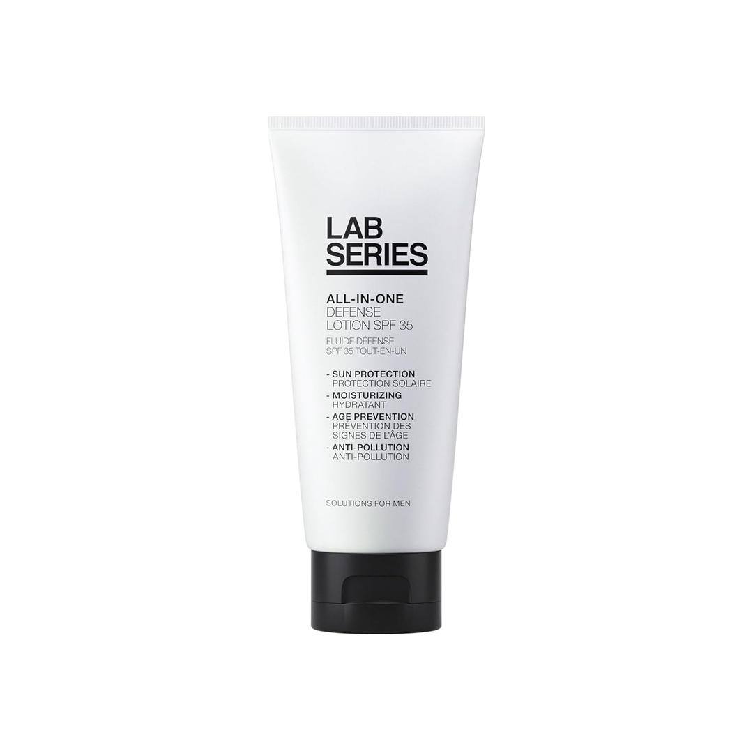 Lab Series All-In-One Defense Face Lotion SPF 35 - Mineral Oil Free Sunscreen - Men's Anti Aging Face Moisturizer with SPF - Skin Care for Men, 3.4 Fl Oz