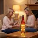 Umigy Best Daughter Gifts Wine Bottle with Cork Lights Gifts for Daughter from Mom and Dad Light up Lamp Decor Daddy's Little Girl LED Glass Waterproof Cork Light for Home Birthday Holiday Decor
