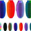 Easter Basket Stuffers for Teens Toddler 4 Packs Little Ouchies Pain Fidget, Pain Stim Fidget Toy for Adults, Hard Spiky Fidget Massage Keychain Stress Relief Focus, Novelty Easter Gifts for Friends