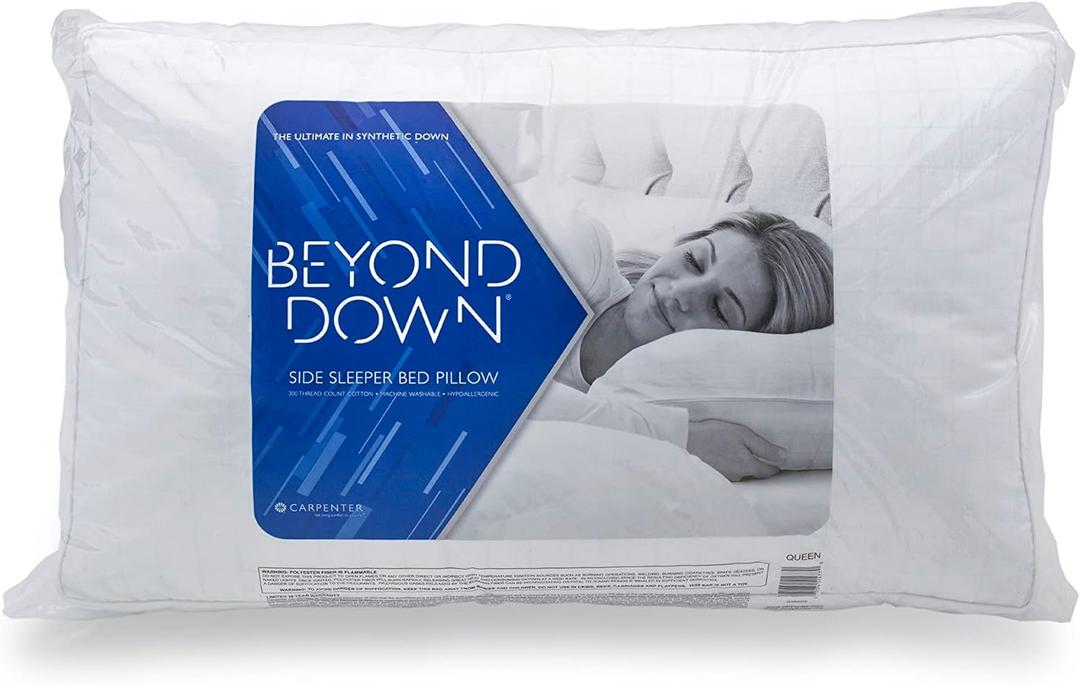 Beyond Down Gel Fiber Side Sleeper Pillow, Standard