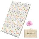 HAVEN Pack and Play Mattress| Waterproof and Portable Mattress for Baby| Dual-Sided Foam with Animal Printed Cover| Playpen Crib Mattress (38"x26"x1")| Breathable Mattress for Toddler and Lil baby|
