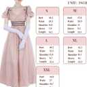 NSPSTT Pink Regency Dress Women Regency Ball Gowns 1800s Princess Costume for Adults, Small