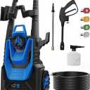 Pressure Washer, 5000PSI 3.2 GPM Power Washer with 35FT Power Cord 20FT Hose Electric Pressure Washers 4 Tips 500ML Foam Canno for Car, Patio