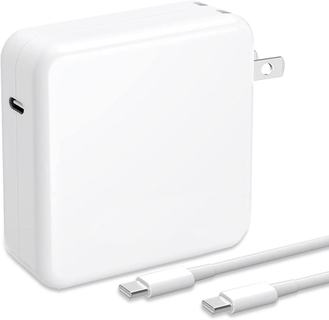 JEIBAO Mac Book Pro/Air Charger - 100W USB C Fast Charger Compatible with MacBook Pro/Air, M1 M2 M3 M4 M5, ipad Pro and All USB-C Laptops and Phones, 6.6ft Charger Cable