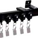 Flexible Ceiling Curtain Track Ceiling and Wall Mounted -Easy to Install Smooth Sliding Curtain Track Ceiling&Wall Mount,Heavy-Duty Room Divider Curtains Rails，Black