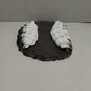 MCEAST 100 Pack Round Black Paper Doilies 13.5 Inches Lace Paper Place Mats Rustic Scallop Doily Disposable Table Pads for Food Cakes Crafts Party Weddings Tableware Decor