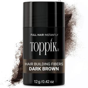 Toppik Hair Building Fibers, Fill In Fine or Thinning Hair Instantly Thicker, Fuller Looking Hair 9 Shades,4 size options