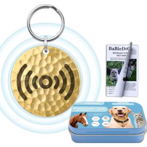 Natural Flea & Tick Repellent Collar Pendant for Dogs & Cats 12-Month Water-Resistant Biomass Energy Pet Shield  Safe for Pets When Used as Directed  Gift Ready