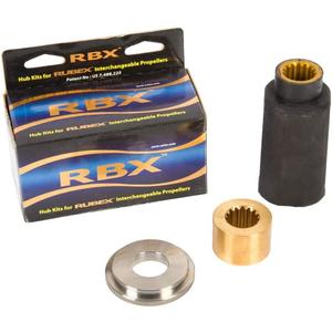 SOLAS RBX-100 Rubex Hub Kit for Evinrude/Johnson/BRP - 90-300 HP (1991 Plus), 15-Tooth, 4.75" Gearcase