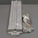 315in Cord Hider Kit, Paintable Cable Raceway, Cord Covers for Wires on Wall, Cord Hider for Wall Mount tv, tv Cable Hider Wall kit, Wire Covers for Cords, 20X L15.7in X W0.96in X H0.57in, White