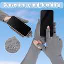 Yahenda 2 Pairs Women UV Long Sun Protection Gloves Touchscreen Arm Sun Driving Gloves UPF 50+ for Outdoor Sports Cycling