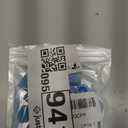 50pcs Pigeon Leg Bands Solid Identification for Racing Quail Small Poultry Fade- Lightweight Fully Closed Structure for (Blue)