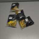 4 x JOJO FLY 50 Pcs 12 Inches Black and Gold Balloons, Gold Confetti Balloons, Gold Metallic Balloon, Hollywood, Birthday Party Decorations, Graduation Balloon Garland Arch Kit, New Years Eve Decorations