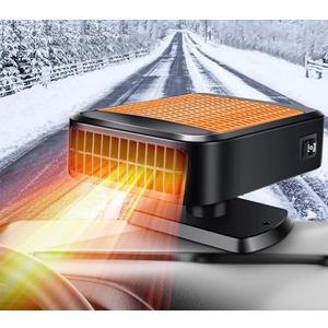 12V Car Heater,200W Windshield Defroster,Plugs into Cigarette Lighter