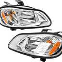 SUPERFASTRACING Pair Headlights Headlamps Left & Right Set Replacement for 2004-2013 Freightliner M2 106 M2 112