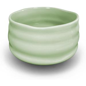 Ceramic Matcha Bowl, Handmade Japanese Green Tea Whisk Cup,Matcha Tea Bowl For Ceremony Chawan 500ml 17oz (Matcha Green)